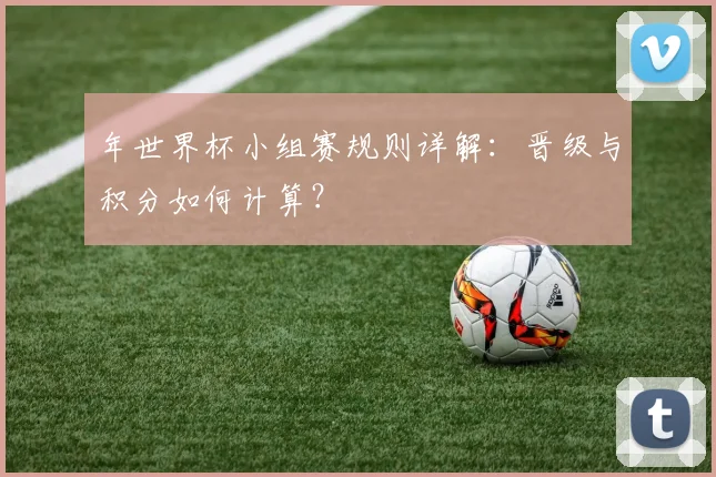 年世界杯小组赛规则详解：晋级与积分如何计算？